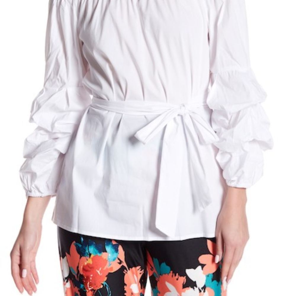 Final $ Eci Women's Off The Shoulder Blouse - Picture 2 of 7